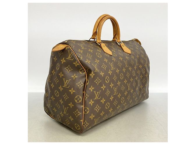 Borsa Louis Vuitton Monogram Speedy 40 Marrone - vista 2