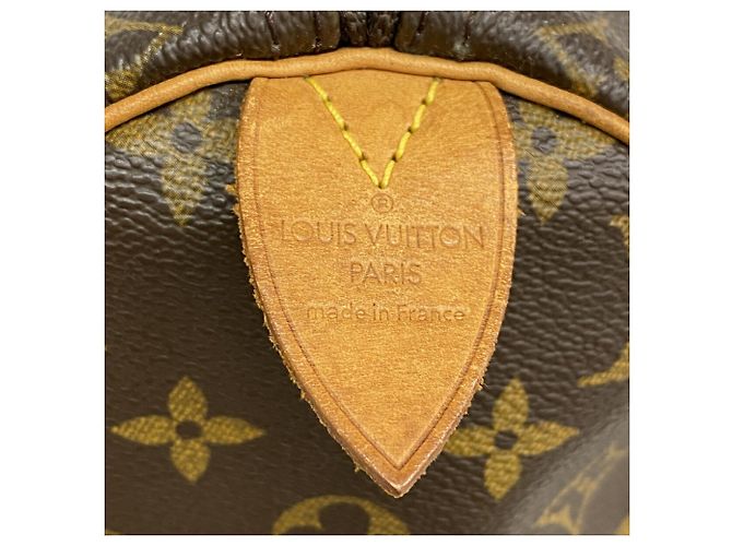 Borsa Louis Vuitton Monogram Speedy 40 Marrone - vista 5
