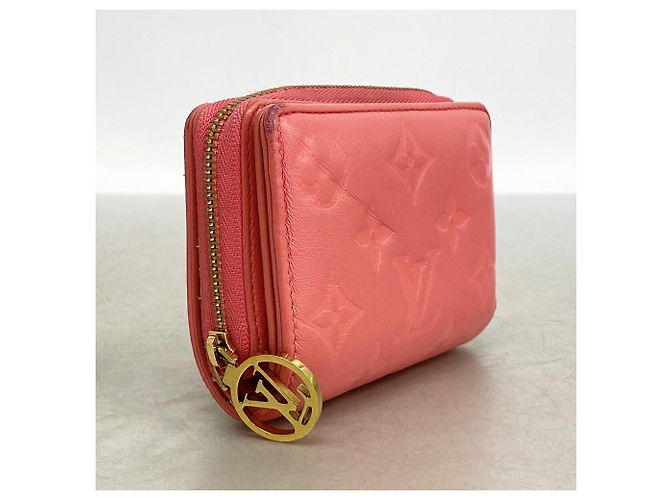Louis Vuitton Monogram Embossed Portefeuille Lou Wallet Pink - Ansicht 2