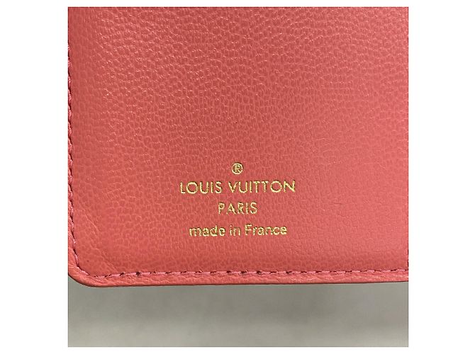 Louis Vuitton Monogram Embossed Portefeuille Lou Wallet Pink - Ansicht 4