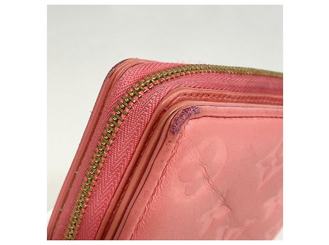 Louis Vuitton Monogram Embossed Portefeuille Lou Wallet Pink - Ansicht 5