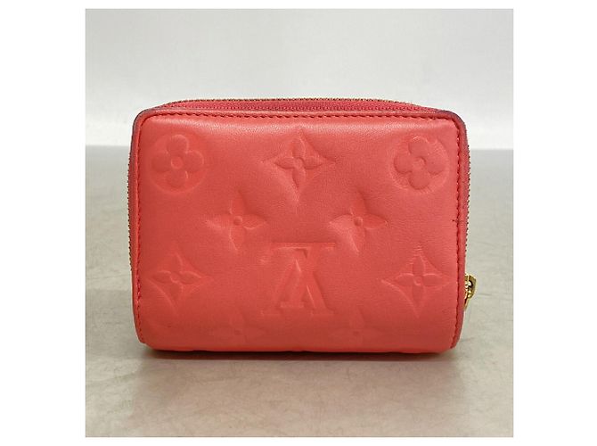 Louis Vuitton Monogram Embossed Portefeuille Lou Wallet Pink - Ansicht 8