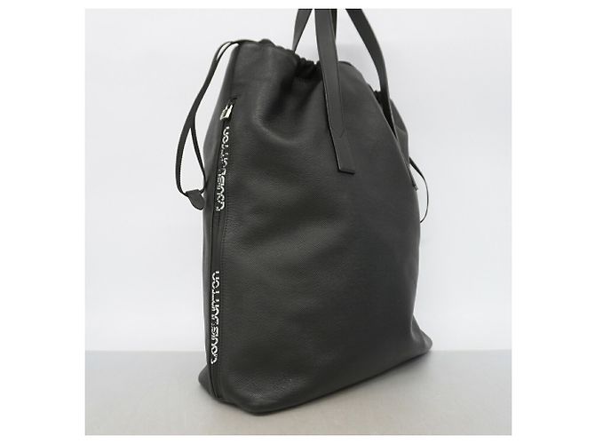 Borsa Louis Vuitton Taiga Cabas Light M31009 Noir Nero - vista 2