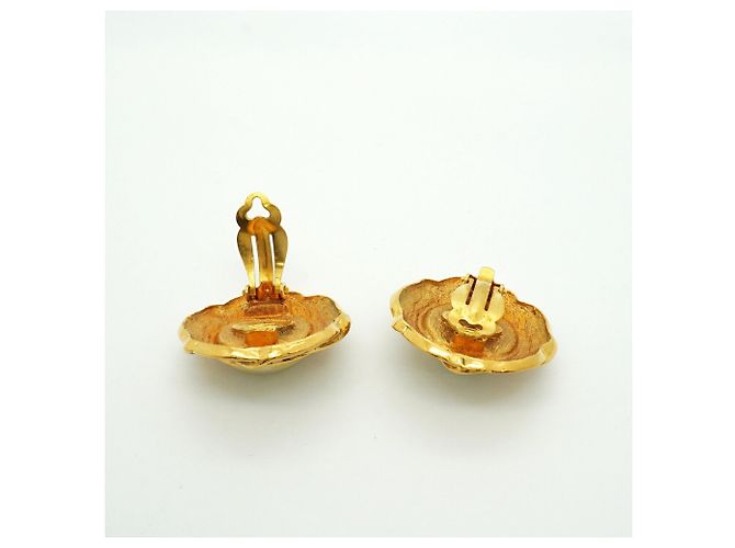 Orecchini a clip Chanel placcati oro D'oro - vista 3