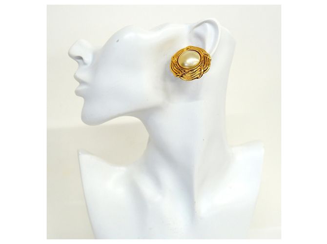 Orecchini a clip Chanel placcati oro D'oro - vista 5
