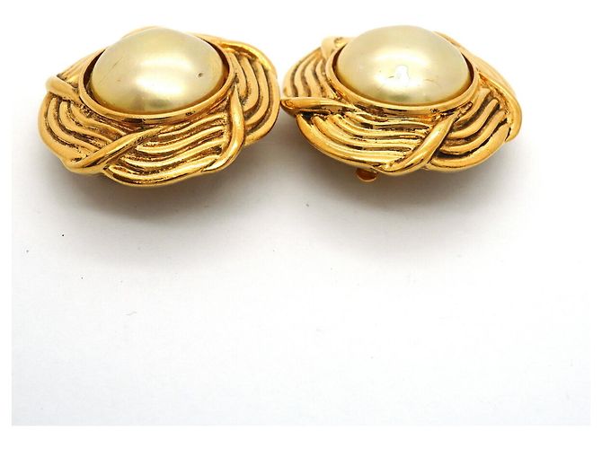 Orecchini a clip Chanel placcati oro D'oro - vista 6