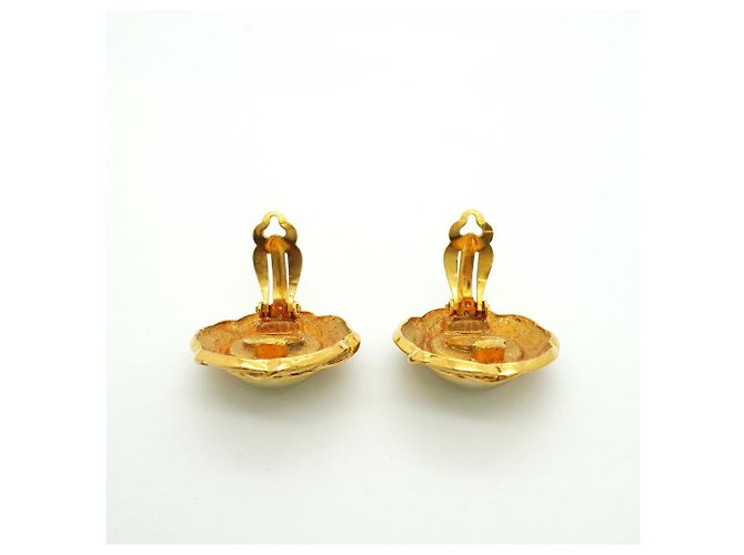 Orecchini a clip Chanel placcati oro D'oro - vista 7