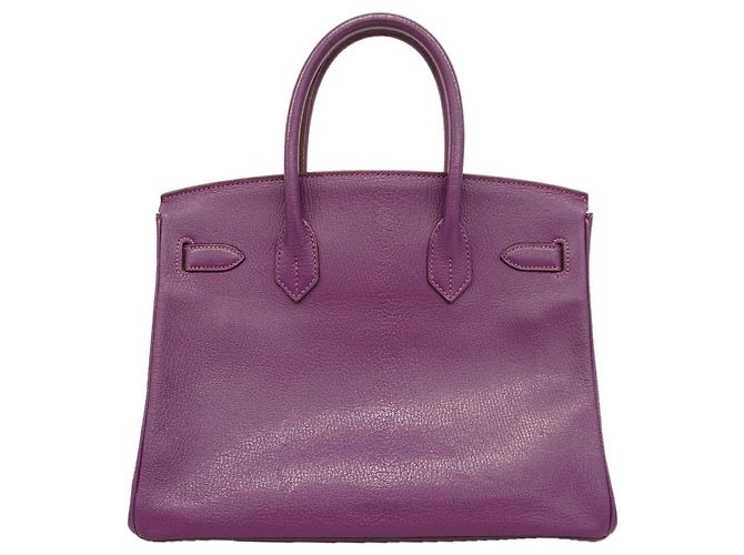 Hermès Borsa Hermes Birkin 30 Chevre Anemone - vista 10