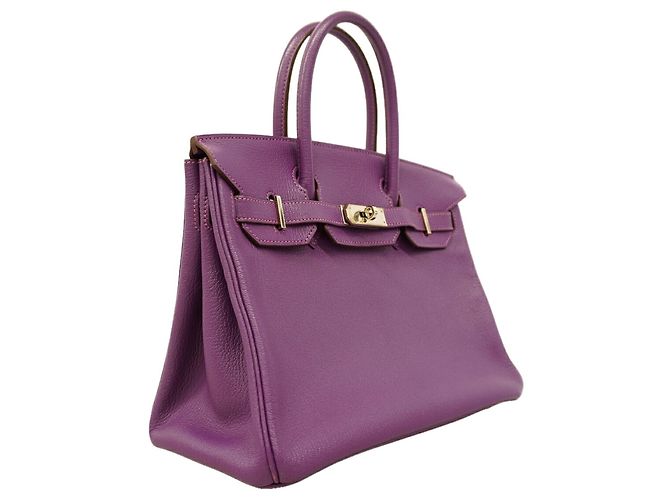 Hermès Borsa Hermes Birkin 30 Chevre Anemone - vista 2