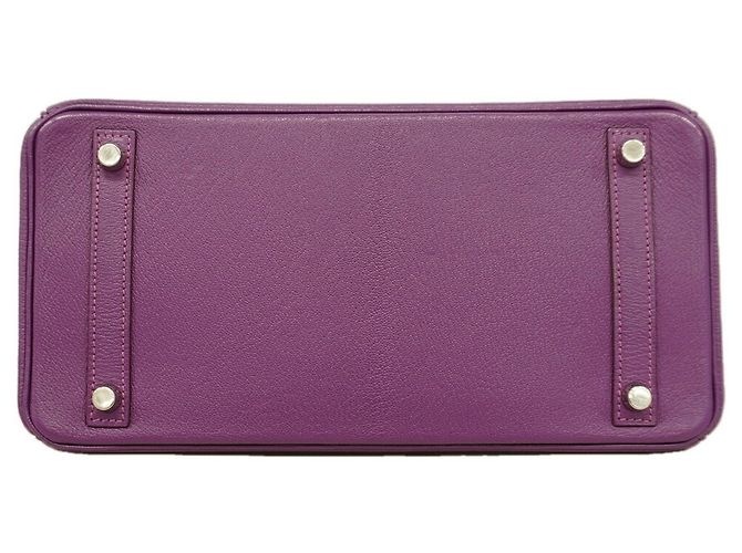 Hermès Borsa Hermes Birkin 30 Chevre Anemone - vista 3