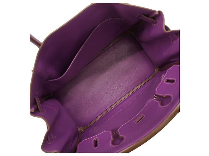Hermès Borsa Hermes Birkin 30 Chevre Anemone - vista 4