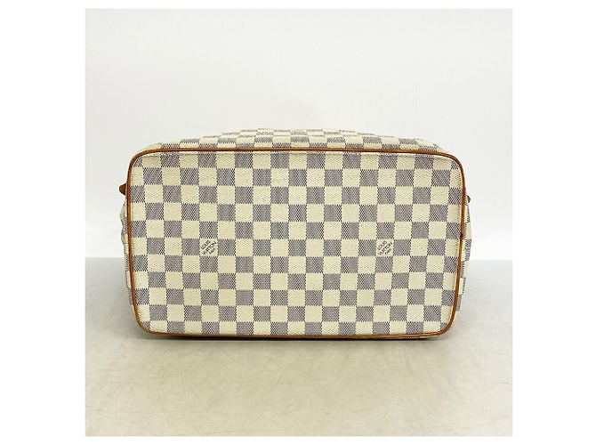 Louis Vuitton Damier Azur Saleya MM Tote Bag Weiß - Ansicht 3