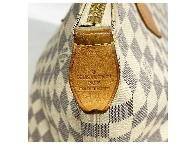 Louis Vuitton Damier Azur Saleya MM Tote Bag Weiß - Ansicht 5