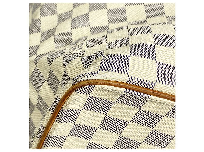 Louis Vuitton Damier Azur Saleya MM Tote Bag Weiß - Ansicht 6