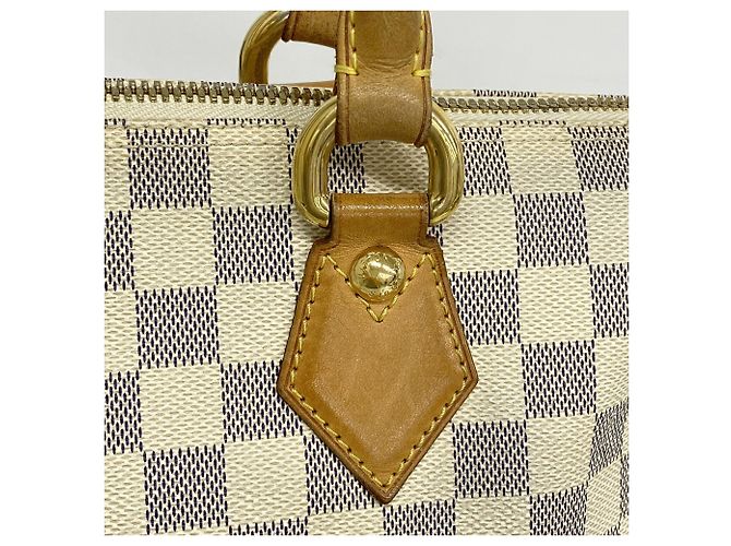 Louis Vuitton Damier Azur Saleya MM Tote Bag Weiß - Ansicht 8