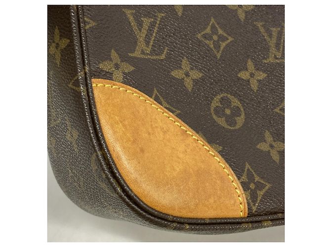 Borsa a tracolla Louis Vuitton Monogram Boulogne 30 Marrone - vista 10