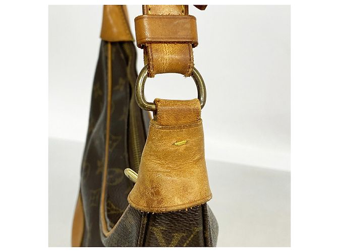 Borsa a tracolla Louis Vuitton Monogram Boulogne 30 Marrone - vista 11