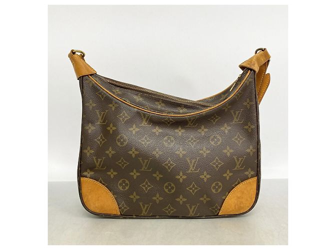Borsa a tracolla Louis Vuitton Monogram Boulogne 30 Marrone - vista 13