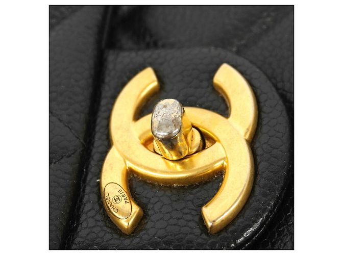 Chanel Matelassé Schultertasche mit Kette Schwarz - Ansicht 10