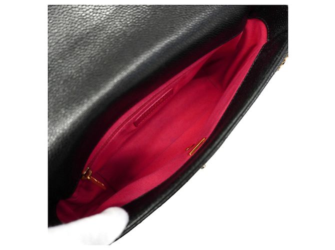 Chanel Matelassé Schultertasche mit Kette Schwarz - Ansicht 4