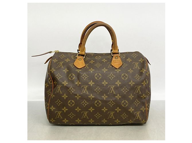 Bolsa Louis Vuitton Monogram Speedy 30 Marrom - vista 12