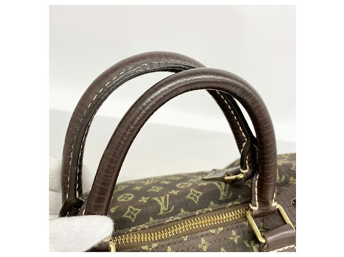 Bolso Louis Vuitton Monogram Mini Lin Speedy 30 Damier ebene - vista 12