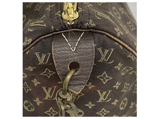 Bolso Louis Vuitton Monogram Mini Lin Speedy 30 Damier ebene - vista 9