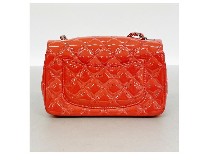 Chanel Matelassé Schultertasche mit Kette Rot - Ansicht 10