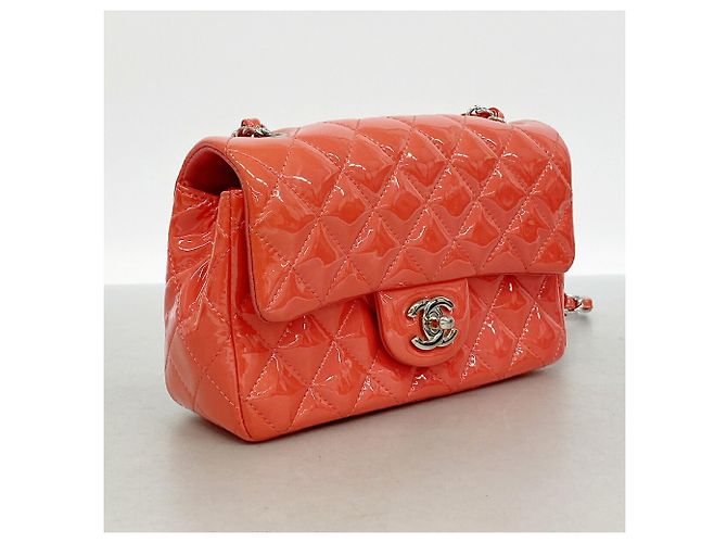 Chanel Matelassé Schultertasche mit Kette Rot - Ansicht 2