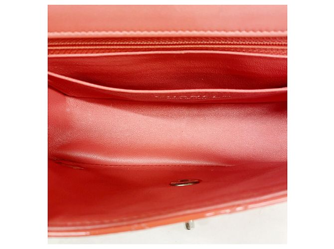 Chanel Matelassé Schultertasche mit Kette Rot - Ansicht 4