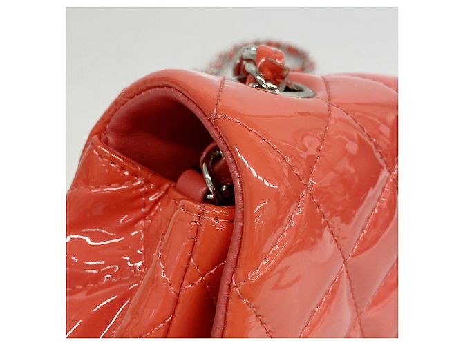 Chanel Matelassé Schultertasche mit Kette Rot - Ansicht 7