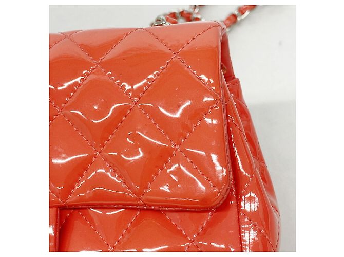 Chanel Matelassé Schultertasche mit Kette Rot - Ansicht 9