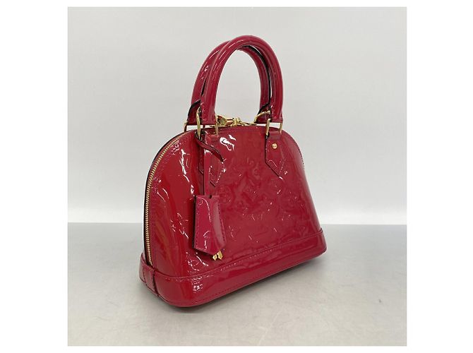 Borsa Louis Vuitton Alma BB Vernis Rosa - vista 2