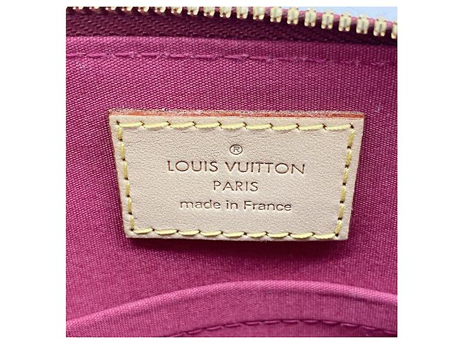 Borsa Louis Vuitton Alma BB Vernis Rosa - vista 5