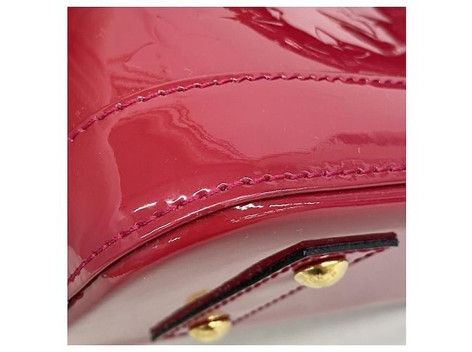 Borsa Louis Vuitton Alma BB Vernis Rosa - vista 6