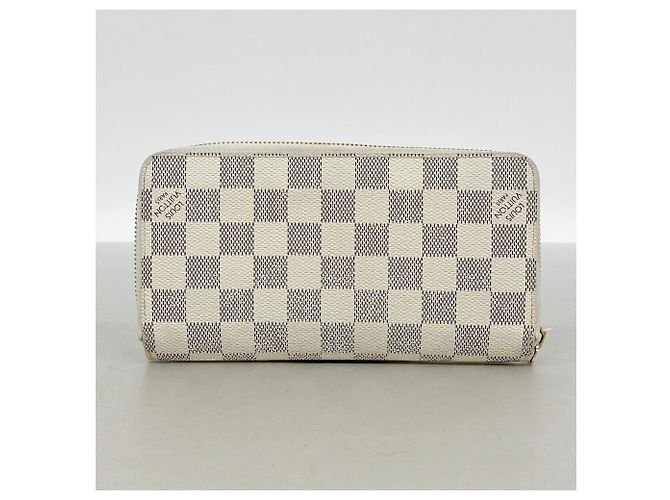 Portafoglio Zippy Louis Vuitton Damier Azur Bianco - vista 9