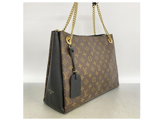 Louis Vuitton Monogram Surenne MM Schultertasche Braun Schwarz - Ansicht 2