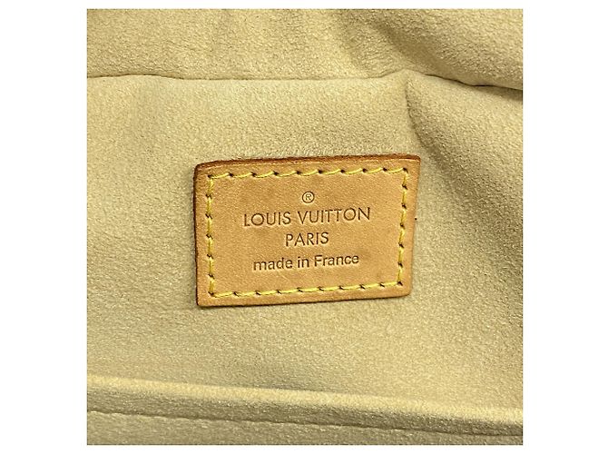 Borsa Louis Vuitton Monogram Manhattan PM Marrone - vista 5