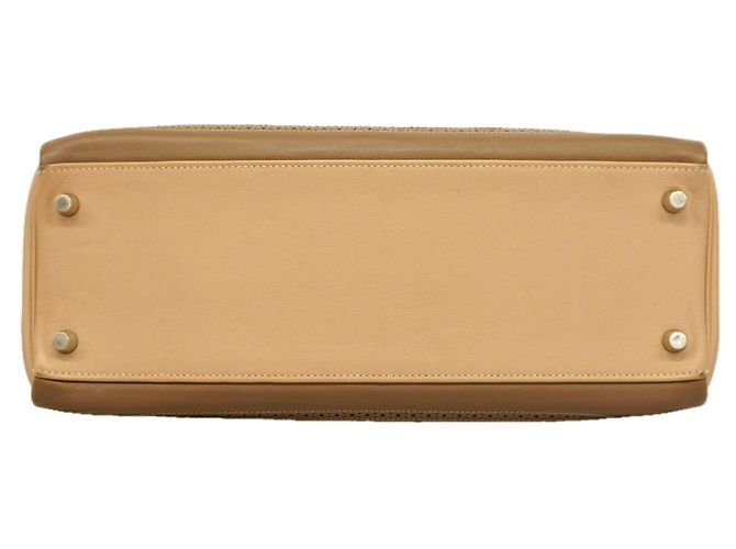 Hermès Borsa Hermes Kelly 32 in pelle Swift Taupe - vista 3
