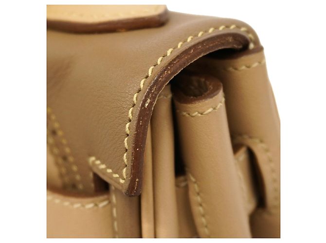 Hermès Borsa Hermes Kelly 32 in pelle Swift Taupe - vista 7