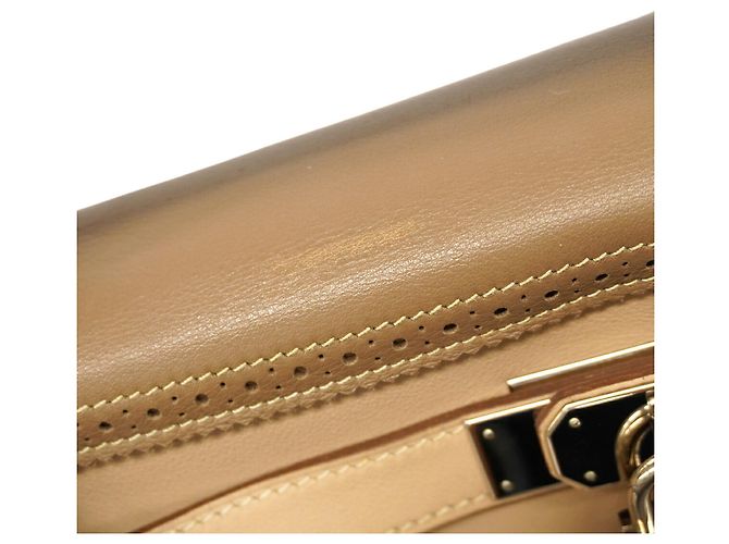 Hermès Borsa Hermes Kelly 32 in pelle Swift Taupe - vista 9