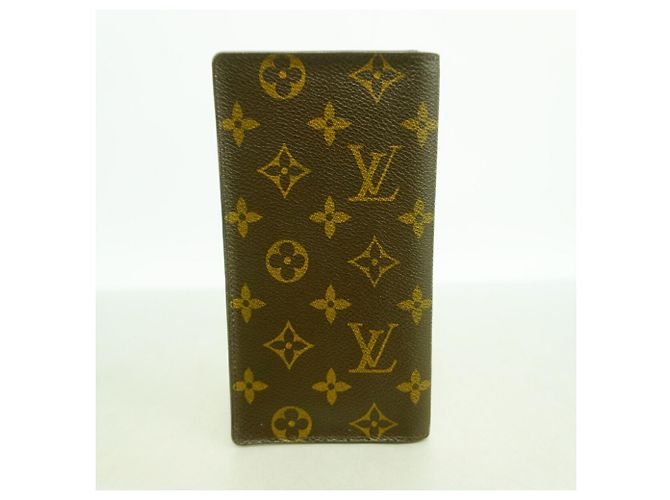 Portafoglio Long Bill Louis Vuitton Marrone - vista 8