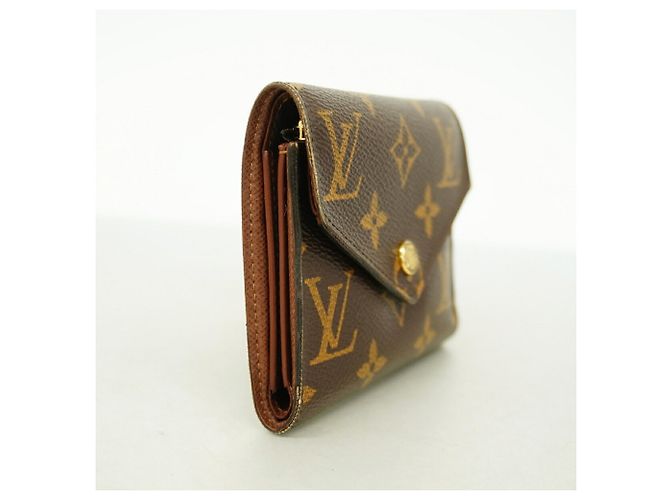 Portafoglio Louis Vuitton Tri-fold Marrone - vista 2