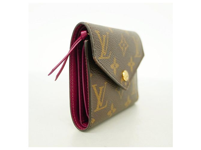 Louis Vuitton Tri-fold Geldbörse Fuchsia Fuschia - Ansicht 2