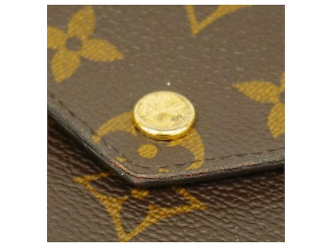 Louis Vuitton Tri-fold Geldbörse Fuchsia Fuschia - Ansicht 6