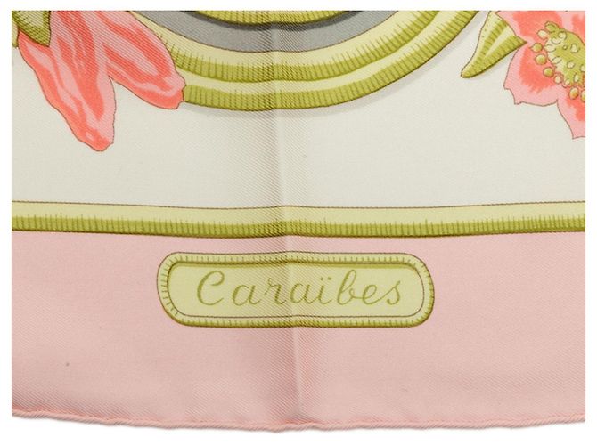 Hermès Hermes Carre 90 Caraibes Schal Pink - Ansicht 6