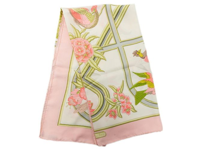 Hermès Hermes Carre 90 Caraibes Schal Pink - Ansicht 8