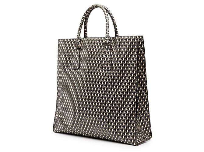 Prada Saffiano 2-Way Multicolor Leather Shoulder Bag - view 2