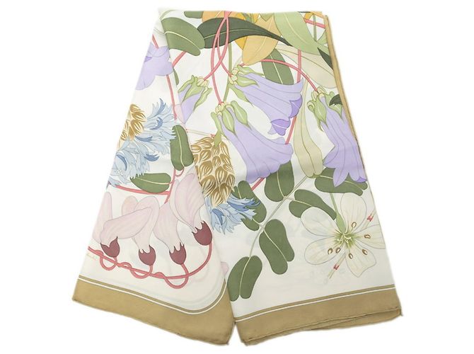 Hermès Foulard Hermes Carre 90 Flora Graeca Multicolore - vista 3