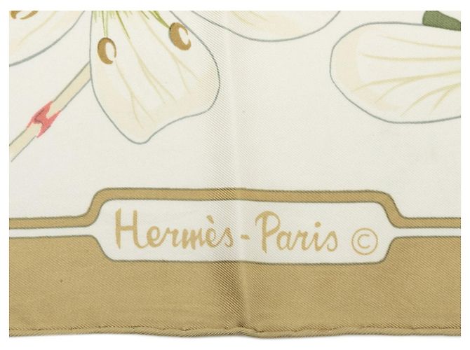 Hermès Foulard Hermes Carre 90 Flora Graeca Multicolore - vista 7